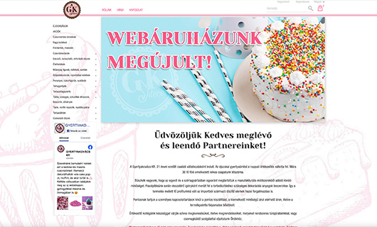 Gyertyakovács webáruháza